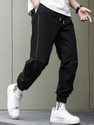 NOBERO Men Solid Black Track Pants
