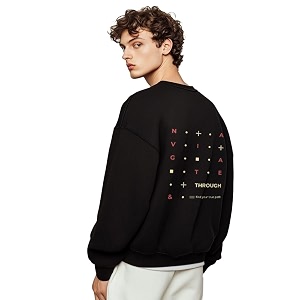 Nobero Printed Oversized Sweatshirts for Man Stylish