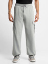 NOBERO Self Design Men Grey Track Pants