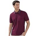 Nobero Striped Collar Regular Fit Polo T
