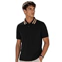 Nobero Striped Collar Regular Fit Polo T
