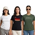 Nobero Women39s Graphic Printed Regular Fit Cotton