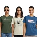 Nobero Women39s Graphic Printed Regular Fit Cotton