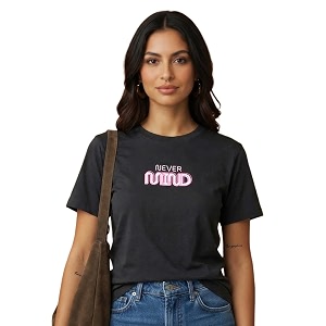 Nobero Womens Graphic Printed T-Shirt Regular