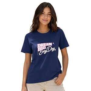Nobero Womens Graphic Printed T-Shirt Regular