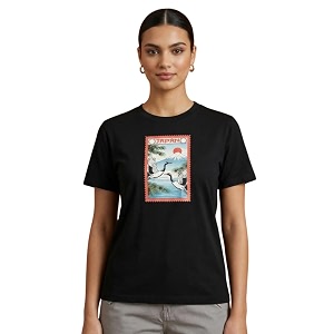 Nobero Womens Graphic Printed T-Shirt Regular