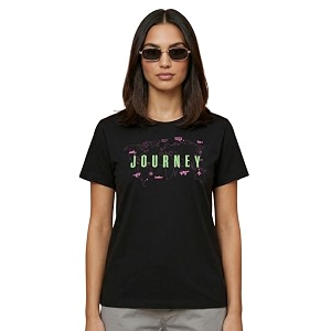 Nobero Womens Graphic Printed T-Shirt Regular