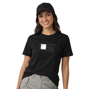 Nobero Womens Graphic Printed T-Shirt Regular