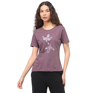 Nobero Womens Graphic Printed T-Shirt Regular