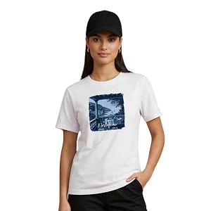 Nobero Womens Graphic Printed T-Shirt Regular