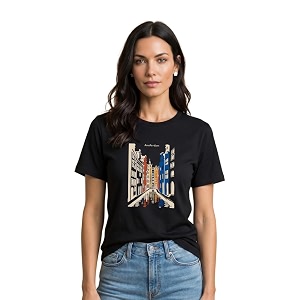 Nobero Womens Graphic Printed T-Shirt Regular