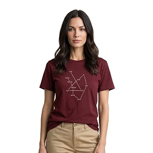 Nobero Womens Graphic Printed T-Shirt Regular