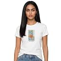 Nobero Womens Graphic Printed T-Shirt Regular
