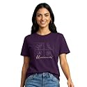 Nobero Womens Graphic Printed T-Shirt Regular