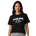 Nobero Womens Graphic Printed T-Shirt Regular