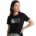 Nobero Womens Graphic Printed T-Shirt Regular