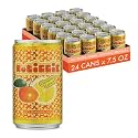 NoBiggie Clementine Lemon Sparkling Juice, 24-Pack Mini Cans