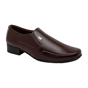 nobility faux leather black formal slip on shoes for men  breathable  comfortable walking  classic design  slip resistant 