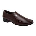 NOBILITY Faux Leather Black Formal Slip On Shoes for Men | Breathable || Comfortable Walking | Classic Design | Slip Resistant |