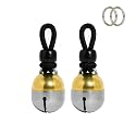 Noble Bells Handmade in USA, Extra Loud Pet Collar Bell, Medium Pair