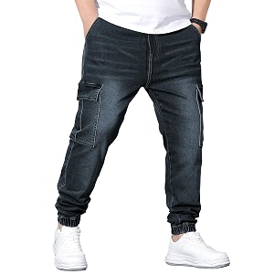 Noble Monk Mens Denim Jeans Stylish