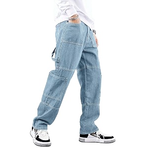Noble Monk Mens Denim Jeans Stylish