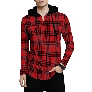 Noble Monk Mens Checkered Long Sleeve Shirts