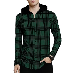 Noble Monk Mens Checkered Long Sleeve Shirts
