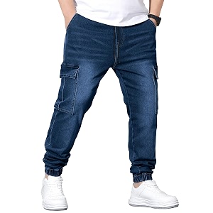 Noble Monk Mens Denim Jeans Stylish
