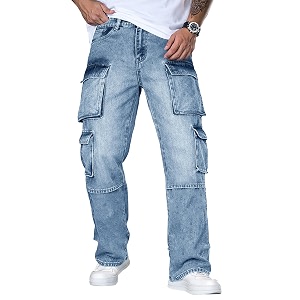 Noble Monk Mens Denim Jeans Stylish