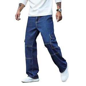 Noble Monk Mens Denim Jeans Stylish