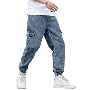 Noble Monk Mens Denim Jeans Stylish