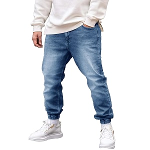 Noble Monk Mens Denim Jeans Stylish