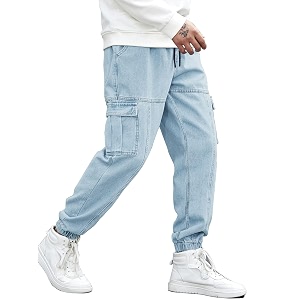 Noble Monk Mens Denim Jeans Stylish