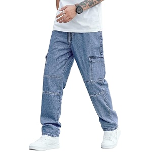 Noble Monk Mens Denim Jeans Stylish