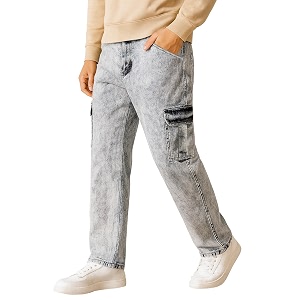 Noble Monk Mens Denim Jeans Stylish