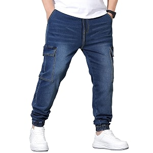 Noble Monk Mens Denim Jeans Stylish