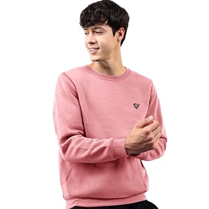 Noble Monk Mens Fleece Crew Neck Sweatshirt