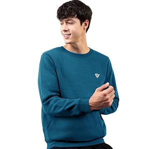 Noble Monk Mens Fleece Crew Neck Sweatshirt