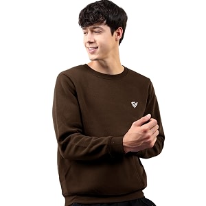 Noble Monk Mens Fleece Crew Neck Sweatshirt