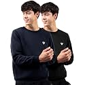 Noble Monk Men39s Fleece Crew Neck Sweatshirt