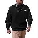 Noble Monk Men39s Fleece Crew Neck Sweatshirt