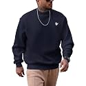 Noble Monk Men39s Fleece Crew Neck Sweatshirt