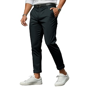 Noble Monk Mens Formal Trousers Regular