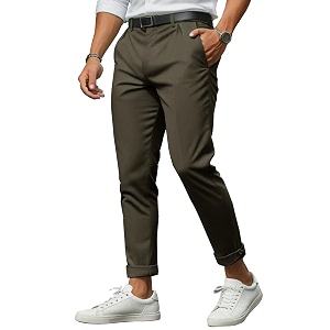 Noble Monk Mens Formal Trousers Regular