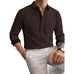 Noble Monk Mens Full Sleeve Shirt