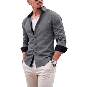 Noble Monk Mens Full Sleeve Shirt