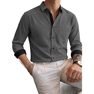 Noble Monk Mens Full Sleeve Shirt