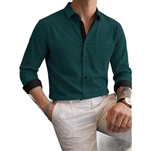 Noble Monk Mens Full Sleeve Shirt