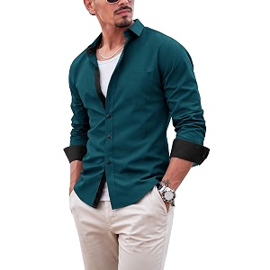 Noble Monk Mens Full Sleeve Shirt